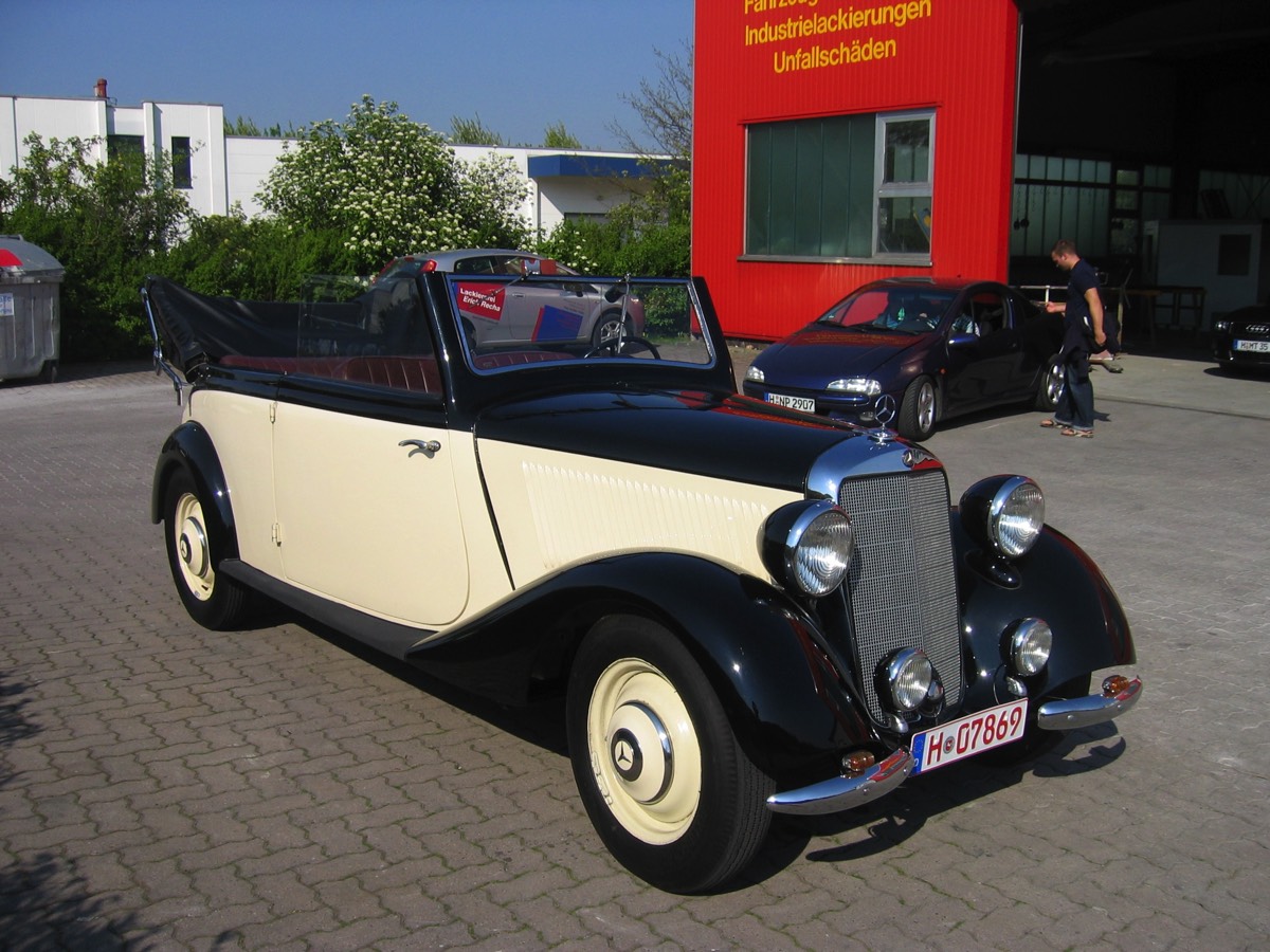 Lackierung eines Oldtimers